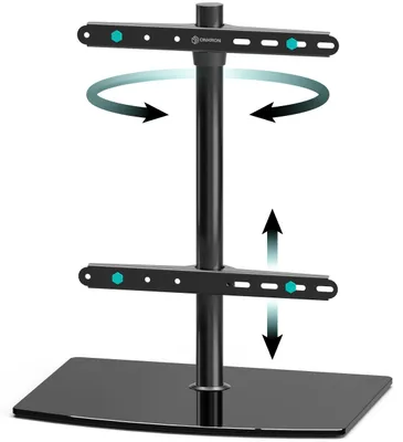Image de Support universel pour téléviseur, compatible avec les modèles de 32 à 75 pouces, capacité de charge maximale de 40 kg, support de télévision pivotant