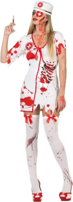 Zdjęcie produktu dla Halloween krwawiąca pielęgniarka dla kobiet XS / S