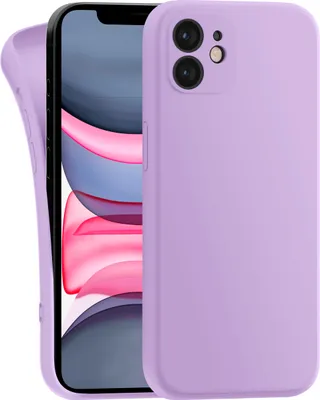 Produktbild von Hülle für Apple iPhone 11 - Handyhülle mit Kameraschutz Cover aus Silikon in Lila