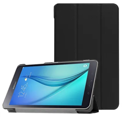 Produktbild von Mobigear Dreifach-Faltetui für Tablet, Hülle für Samsung Galaxy Tab A 8.0, Klapphülle - Schwarz