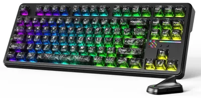 Productafbeelding van Gaming Toetsenbord Draadloos Mechanisch - RGB Verlichting - Hot-Swappable Schakelaars