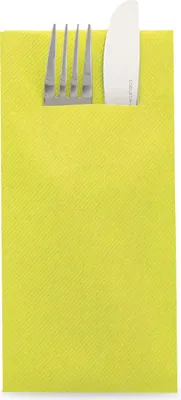 Produktbild von Sovie HORECA Besteckserviette Lime aus Linclass® Airlaid 40 x 40 cm, 1/8 Falz, 75 Stück