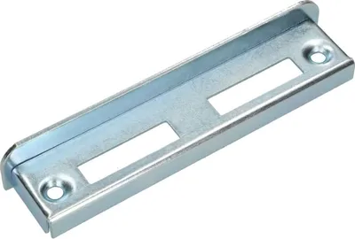 Produktbild von KOTARBAU® Schließblech 200 x 41 x 2 mm Verzinkt Mit Toranschlag Winkelschließblech Für Tore Schließwinkel Schliessblech Lappenschließblech Toranschlag