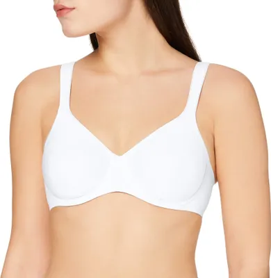 Produktbild von Triumph Damen Bügel-BH Modern Soft+Baumwolle - WHITE - Größe 80D