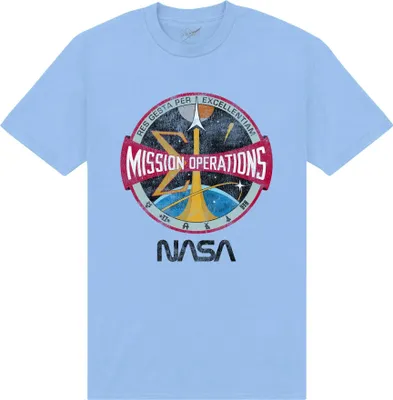 Produktbild von NASA - "Mission Ops" T-Shirt für Herren/Damen Uni PN444 (XL) (Hellblau)