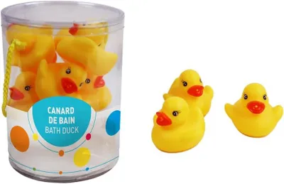 Imagen del producto de Juguete de baño amarillo, de plástico, de 6 cm, para niños