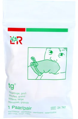 Obrázek produktu pro Lohmann & Rauscher tg palčáky velké pro kojence, 2 ks rukavic