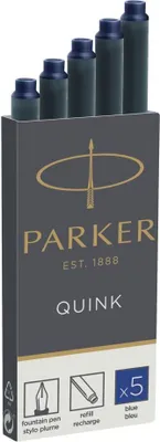 Obrázok produktu pre Parker 1950383 Atramentová kazeta Quink - kráľovská modrá, 5 kaziet