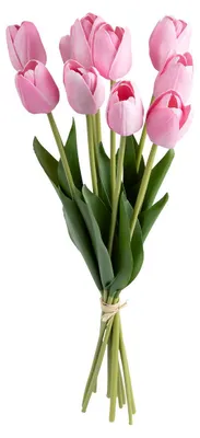Produktbild von Künstliche rosa Tulpen SATIS, 10er-Set