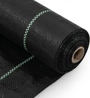 Produktbild von 2 x 25 m Unkrautkontrollgewebe, 50m² Gartenvlies mit hervorragender Durchlässigkeit und Unkrautkontrolle, 100 g/m², Unkrautsperre für Garten, Schwarz