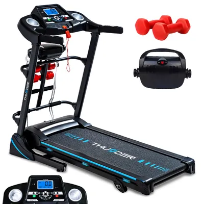 Produktbild von Laufband Thunder ICON-D-BLACK 115x42cm 17km/h FitShow klappbar Bluetooth