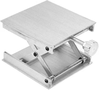 Produktbild von Laborgerät mit Verstellbarkeit - 90mm - Aluminiumleichtmetall - Laborhelfer - Unterstützung für Messgeräte - Geeignet für Wasserwaage - Handbedienbar - Laborhelfer