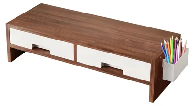 Obrázek produktu pro Ergonomický podstavec pro monitor s dvojitou zásuvkou