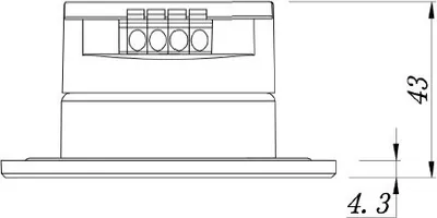 Immagine prodotto di DOTLUX Luce per scale a LED EASYSTAIR 1,5 W 3000K nero