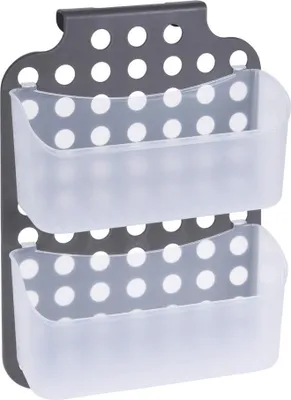 Produktbild von Bathroom Solutions Badezimmer-Organizer, Polypropylen, 35x25x10 cm, grau