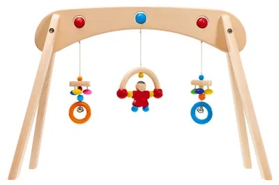 Immagine prodotto di Selecta Babywelt Musina Spieltrapez, Spielbogen, Spiel Trapez, Bogen, Holz, 60 cm, 61063