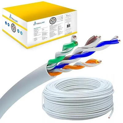 Produktbild von Extralink CAT5e U/UTP Innenkabel 50m Netzwerkkabel LAN Kabel