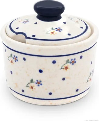Produktbild von Original Bunzlauer Keramik Zuckerdose, V=0,4 Liter, B=10,6 cm, H=9,7 cm, Design 111