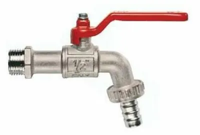 Image de Robinet avec raccord pour tuyau, diamètre 1/2