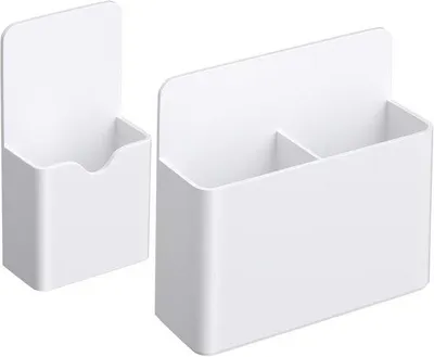 Image de Support magnétique pour marqueurs, pour l'école - Blanc - Lot de 2