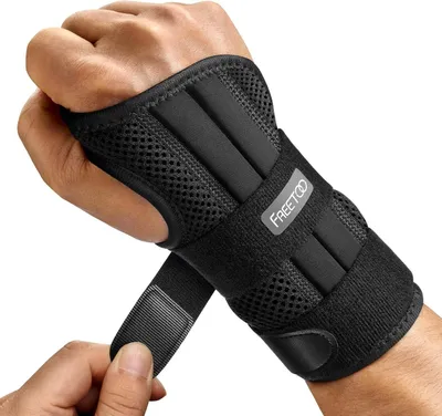 Obrázok produktu pre Bandáž zápästia pre mužov ženy Artritída šľachy Šport L/XL Grey