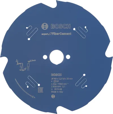 Produktbild von EXPERT Fibre Cement Kreissägeblatt, 160x2,2/1,6x20 mm, Z4