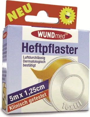 Produktbild von Wundmed Heftpflaster, 1,25cm x 5m