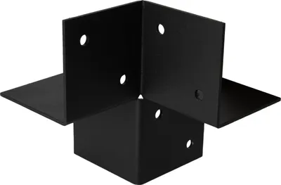 Immagine prodotto di Giunto angolare pergola nero per travi 9 x 9 cm - al pezzo
