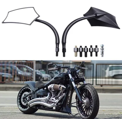 Immagine prodotto di Specchio retrovisore universale per moto con attacco da 10mm e 8mm