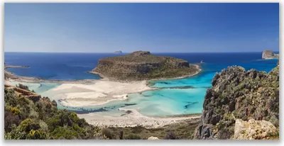 Produktbild von Tulup Leinwand-Bilder 140x70 Wandbild Canvas Kunstdruck Strand Meer Landschaft