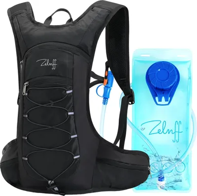 Produktbild von Trinkrucksack mit 2 Liter Trinkblase für Laufen und Joggen