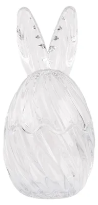 Imagen del producto de Olla de vidrio Clayre & Eef para huevos, diámetro 9 cm, altura 17 cm, vidrio transparente