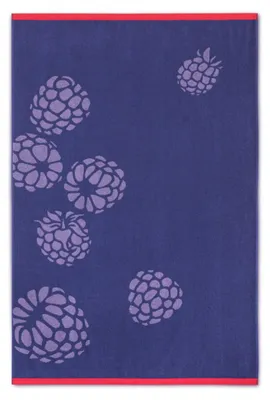 Immagine prodotto di Telo mare 100x160 Blackbarry viola mora cotone spugna spiaggia 2 Zwoltex