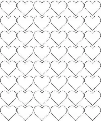 Immagine prodotto di Adesivi a forma di cuore per San Valentino, 3 cm, 48 pezzi, bianco opaco
