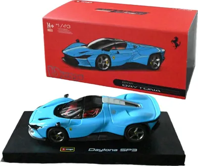 Zdjęcie produktu dla Ferrari Daytona SP3 1:43 Bburago SIGNATURE 18-36914 NIEBIESKI MODEL