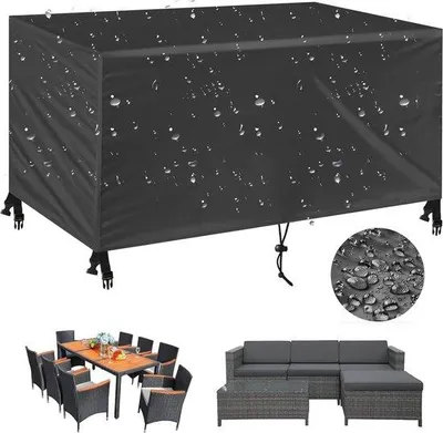 Produktbild von Famanu Schutzhülle für Gartenmöbel - 320 x 260 x 100 cm, 600D Oxford, Ideal für Außenbereich