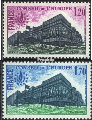 Produktbild von Briefmarken Frankreich 1978 Mi DA23-DA24 (kompl.Ausg.) postfrisch Europarat