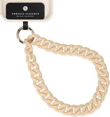 Productafbeelding van Selencia Kort Polskoord - Ketting - Beige