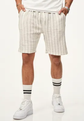 Produktbild von CARISMA Herren Shorts für Herren als luftig leichte Sommershorts im Streifen Crinkle-Look Kurze Hose Shorts Bermuda Sweatshorts im Stripe Regular-Fit