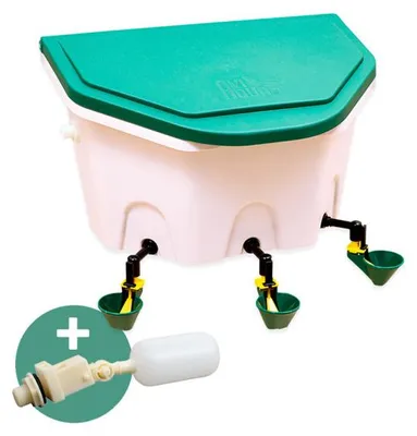 Productafbeelding van AviAqua drinker 8 liter met drie drinkcups + vlotter