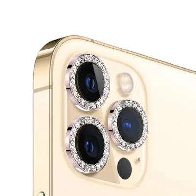Obrázek produktu pro Ochranné kroužky na fotoaparát v růžové barvě pro Apple iPhone 11 Pro/11 Pro Max/12 Pro