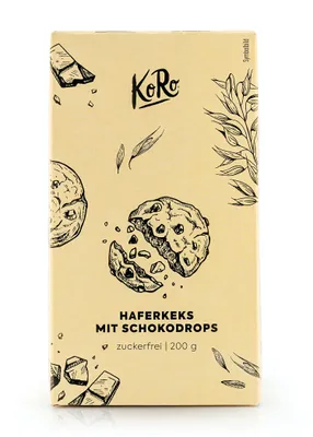 Produktbild von KoRo | Haferkeks mit Schokodrops 200 g