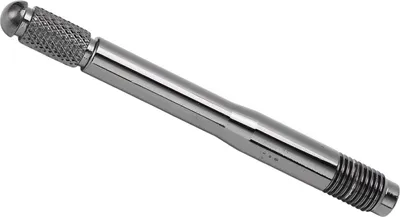 Immagine prodotto di Perno di centraggio in acciaio inox 304, colore titanio, universale per il corretto allineamento del mozzo della ruota e del pneumatico M14 x 1,25