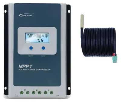Immagine prodotto di Regolatore di carica solare, gestione efficiente dell'energia, ampia compatibilità, modello 4210ANG3 con sensore