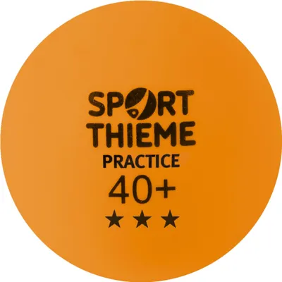 Produktbild von Sport-Thieme Tischtennisball "Practice", Orange