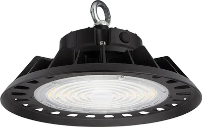 Produktbild von Spectrum LED UFO Plateo 3 Dali High Bay Schwarz IP65 100W 17000lm 840 Neutralweiß 4000K 90°