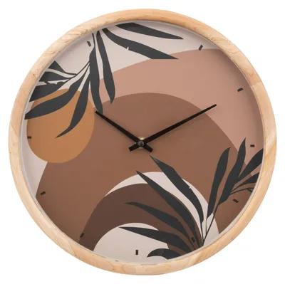 Produktbild von Wanduhr für Wohnzimmer NILA, Zifferblatt mit Muster, Ø 30 cm