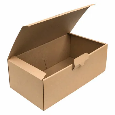 Produktbild von 25x Versandkarton 310x170x110mm schnelle Aufrichtung mit Steckverschluss braun