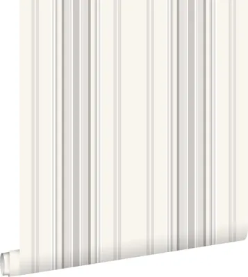 Produktbild von ESTAhome Tapete Streifen Grau und Beige 53 cm x 10.05 m