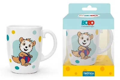 Produktbild von Trötsch Bobo Siebenschläfer Kindertasse blau Geschenktasse aus Porzellan